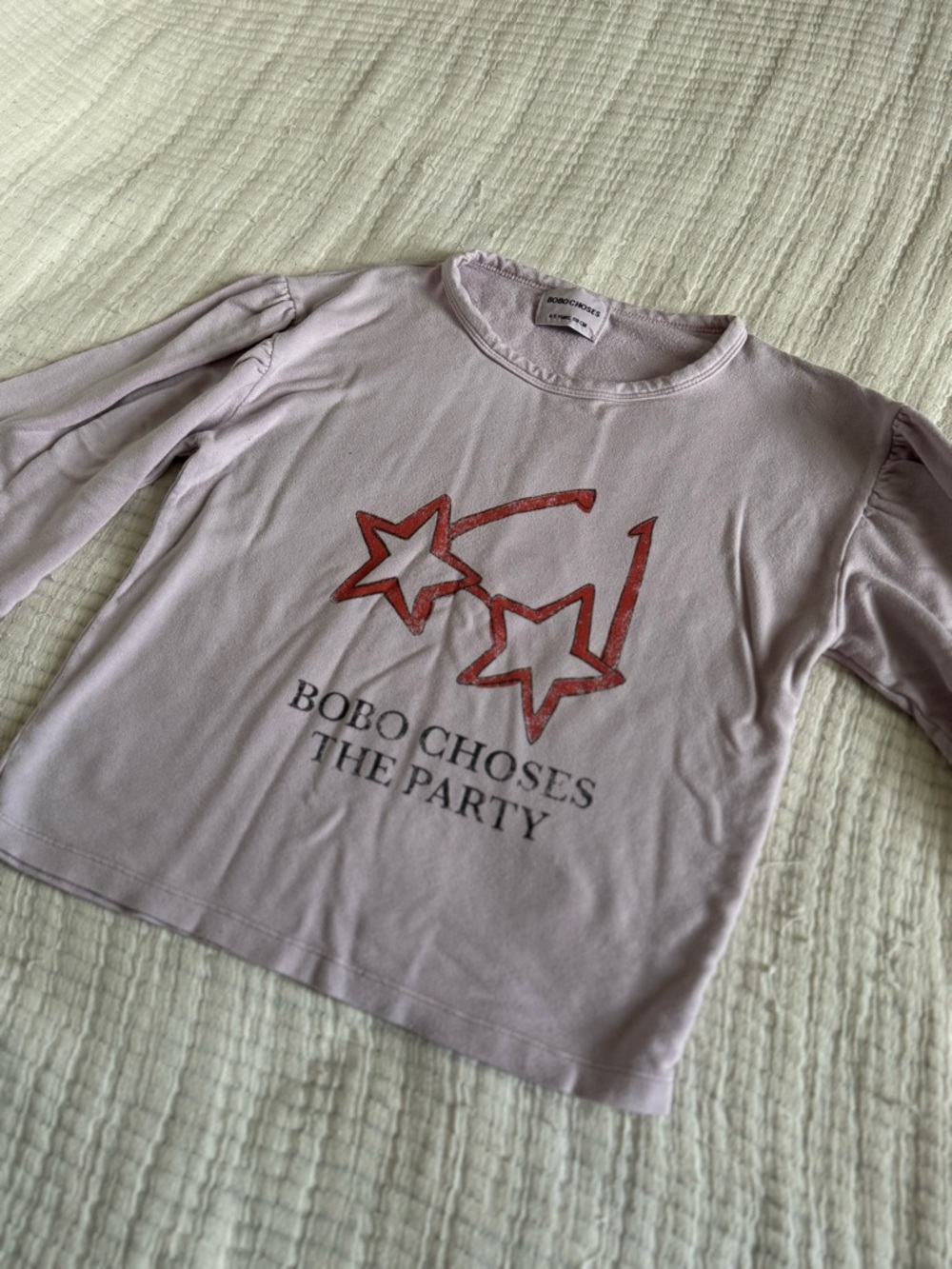 Bobo Choses Lilac Long Sleeve Graphic Tee